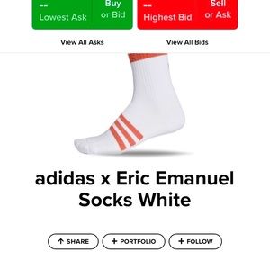 eric emanuel adidas socks